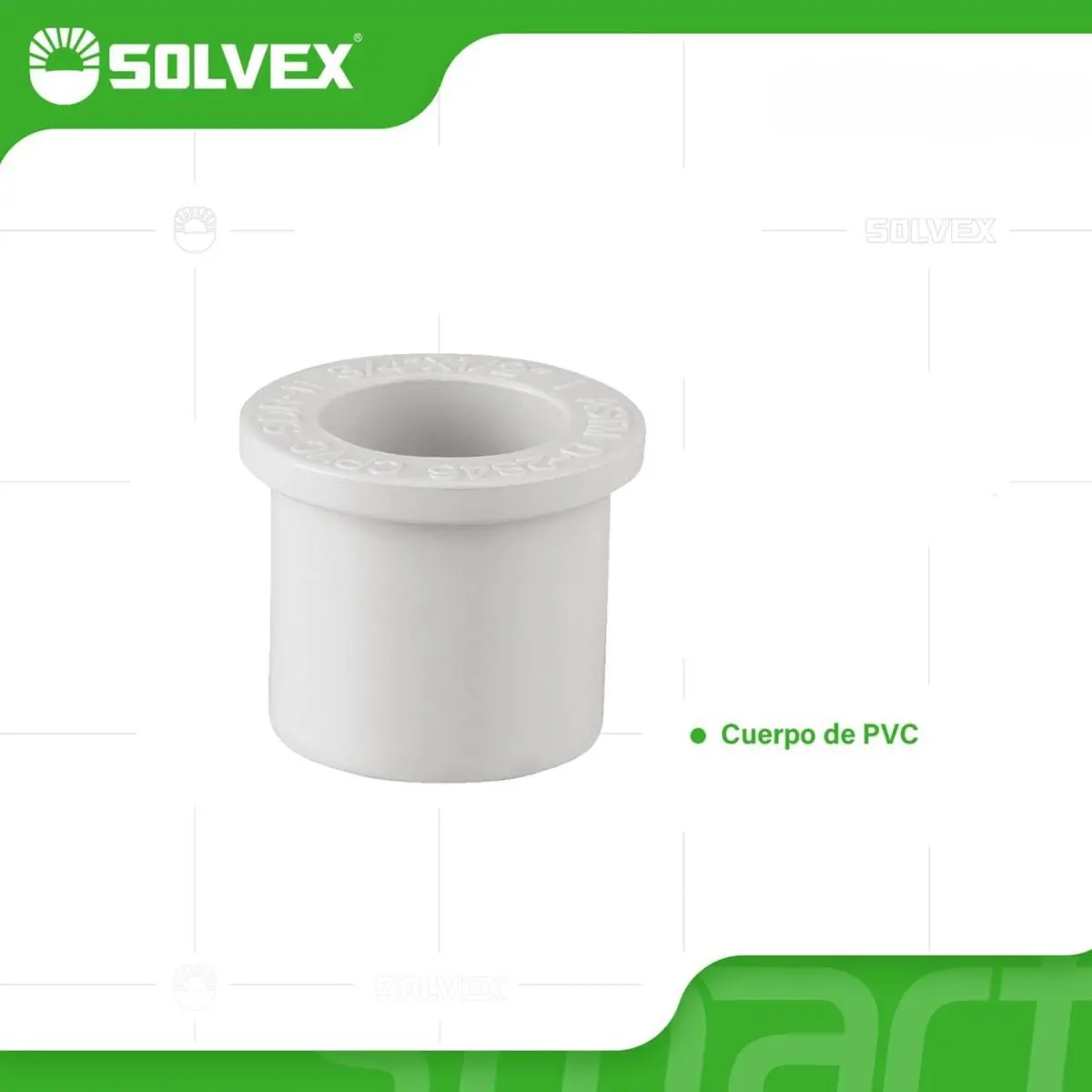 Reducciones Pvc. Bushings Adaptadores Para Agua Potable. Conexiones Roscadas De Presión. 1