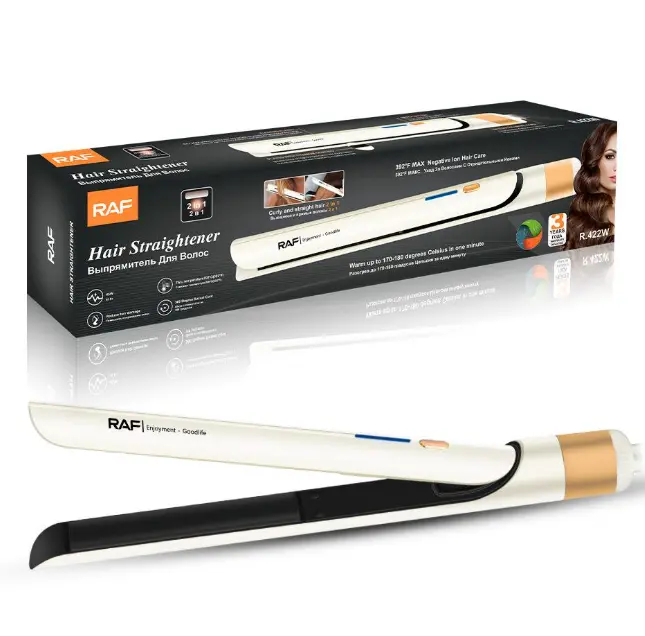 Plancha De Pelo 2 En 1, 45W Alisadora Y Onduladora 200°C Con Cable Giratorio 360° Reduce Daño Capilar 110V/60Hz (Colores Variados) 1