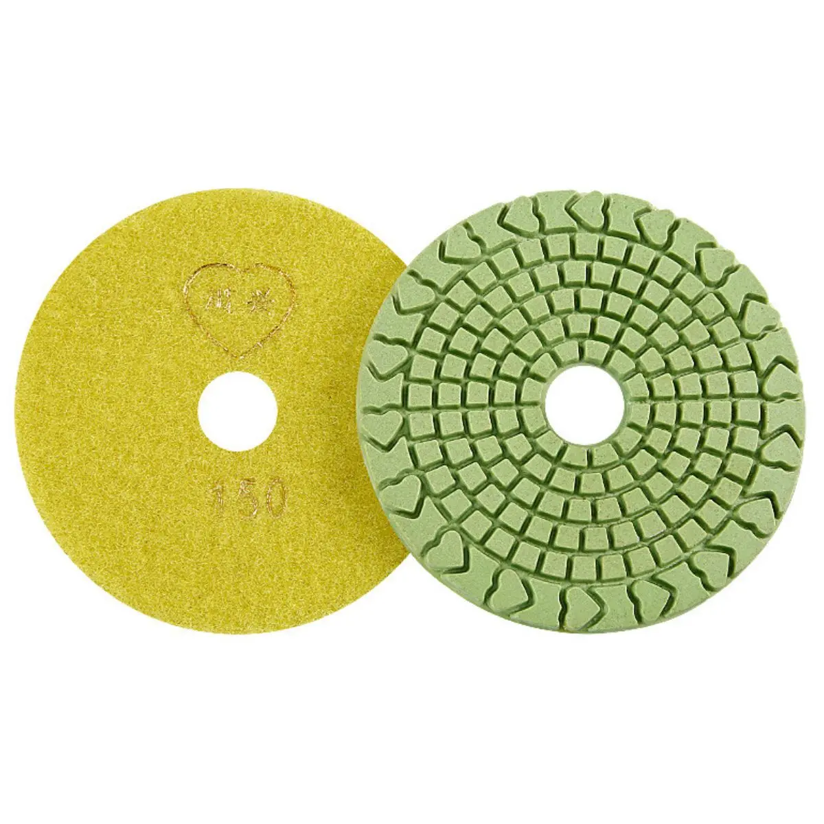 Almohadilla De Pulido De Diamante 4” (100 Mm) – Grano 150#. Disco De Pulido Seco Y Húmedo Para Mármol, Granito. (Grado Industrial) 1