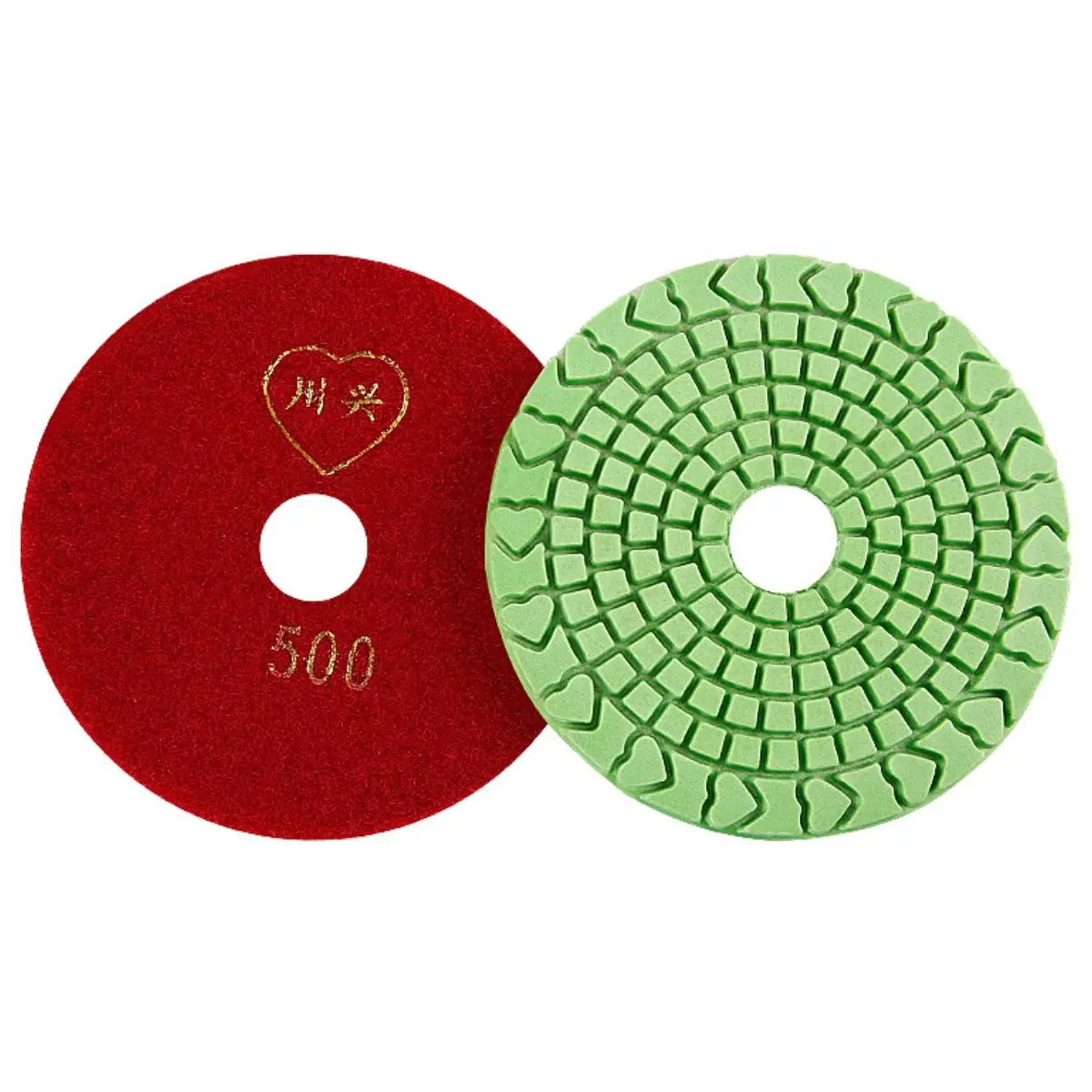 Almohadilla De Pulido De Diamante 4” (100 Mm) – Grano 500#. Disco De Pulido Seco Y Húmedo Para Mármol, Granito. (Grado Industrial) 1