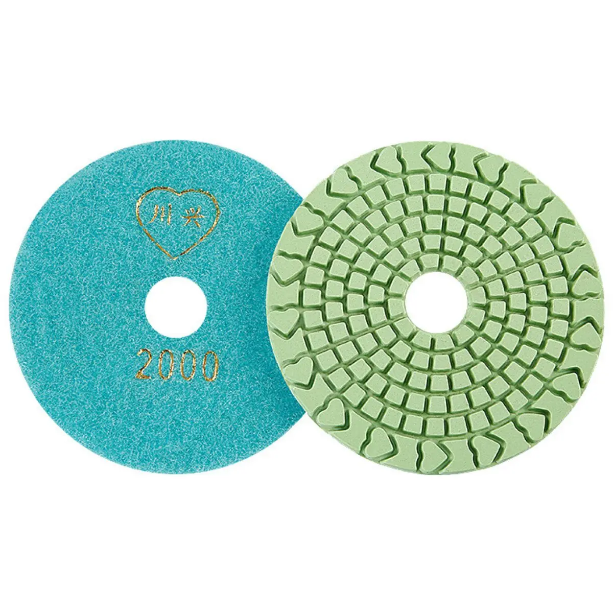 Almohadilla De Pulido De Diamante 4” (100 Mm) – Grano 2000#. Disco De Pulido Seco Y Húmedo Para Mármol, Granito. (Grado Industrial) 1