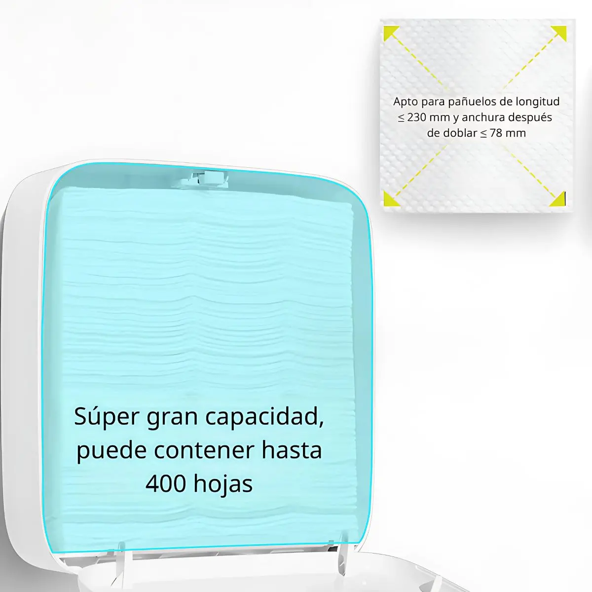 Toallas De Papel Comerciales. Servilletas Inter Dobladas. Papel Secamanos. (Paquete De 8 × 170 Hojas). Compatible Tu067. 2