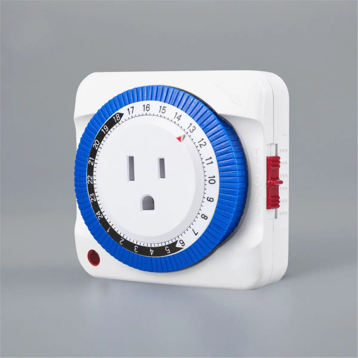 Temporizador Mecánico Programable 24H 16A. Reloj Automático Para Enchufe Timer 1