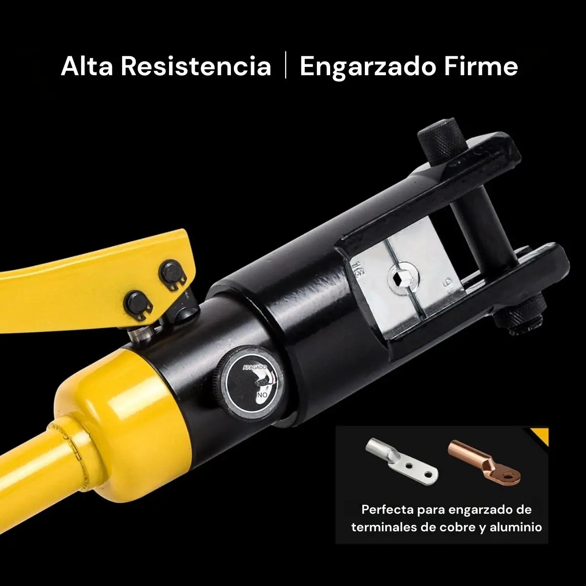 Prensa Hidráulica Pinza. Rango De Engaste: Cu:16-300Mm2 Presión De Trabajo: 117Kn. Herramienta De Crimpado Crimpadora Cables De Acero Y Eléctricos. Ponchadora 2