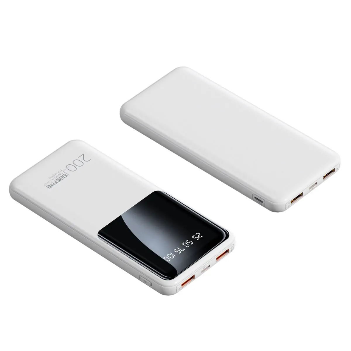 Power Bank Cargador 20000 Mah Carga Rápida. Batería Portátil Con Pantalla Digital. Doble Puerto Usb Y Entradas Usb-C Y Micro Usb. 1