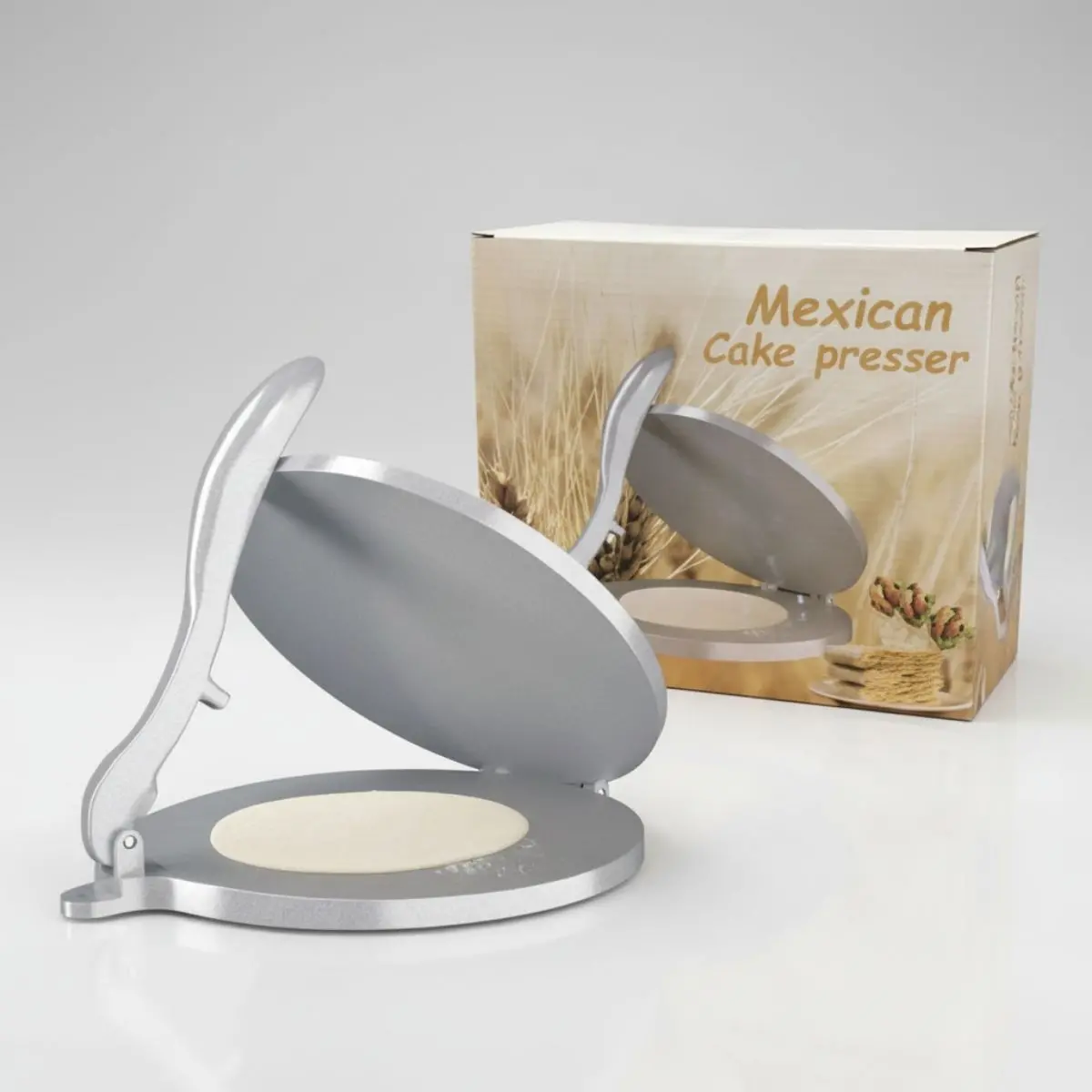 Prensa Para Tortillas De Aluminio 7.7” (19.5Cm).  Tortillera Pataconera 1