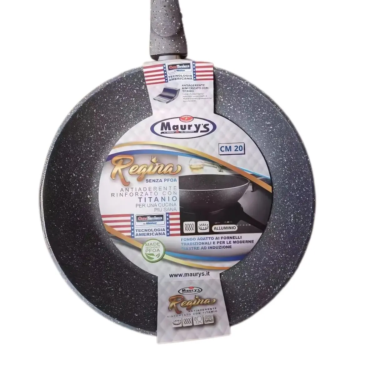Sartén Antiadherente De Piedra Maifan Para Cocina Gas Y Estufa De Inducción. 20Cm 1