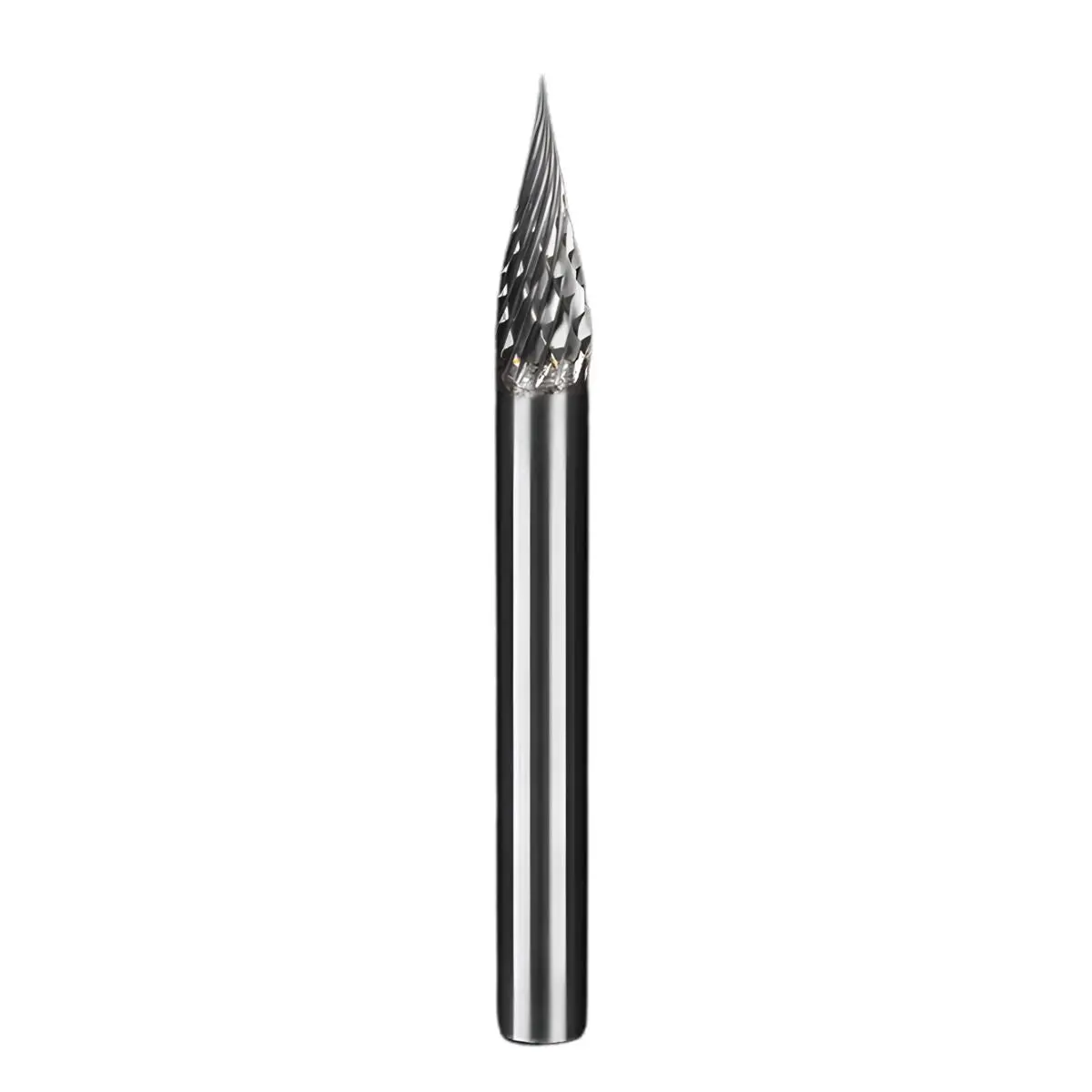Fresa Lima Rotativa Cónica Punta Aguda De Carburo De Tungsteno Para Mototool. Vástago: 6Mm. Cabeza: 6Mm. 1