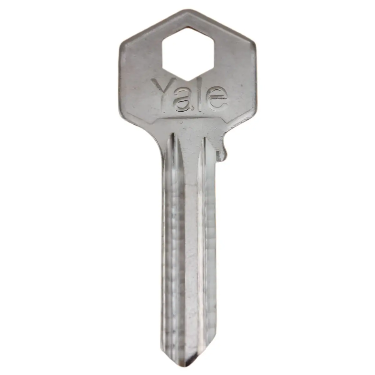 Llave Yale Con Cabeza Hexagonal Larga. Llave En Blanco Para Copia O Duplicado De Cerradura. 1