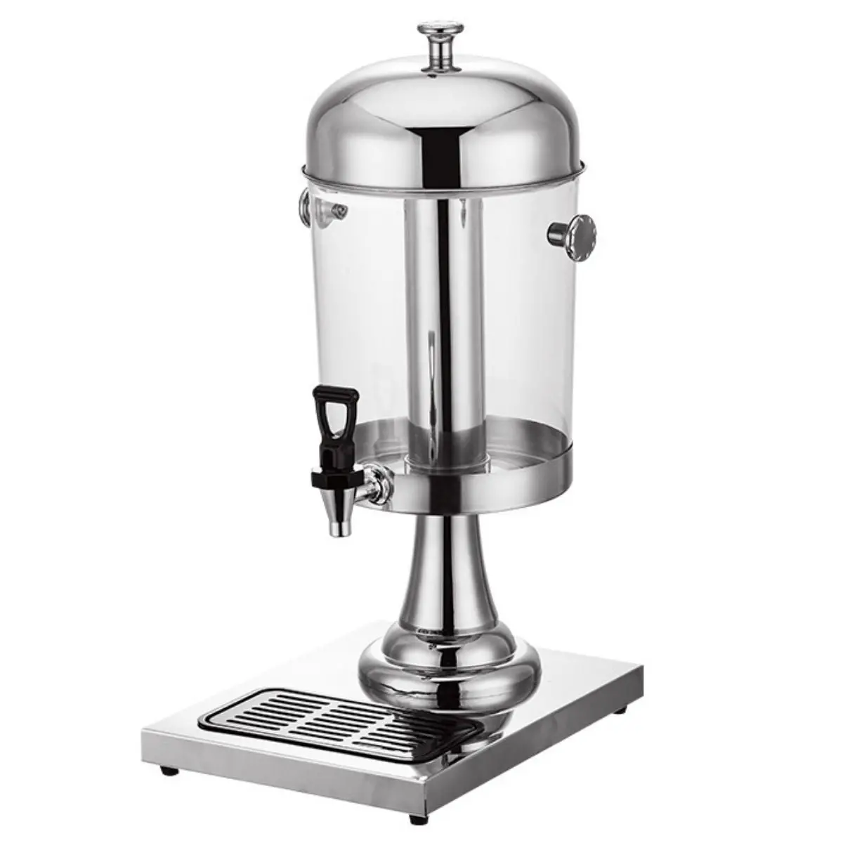 Dispensador De Jugos De 8L (2 Gal)  De Una Sola Boca De Acero Inoxidable Con Grifo Antigoteo Ideal Para Buffets, Restasurantes, Hoteles Y Catering 1