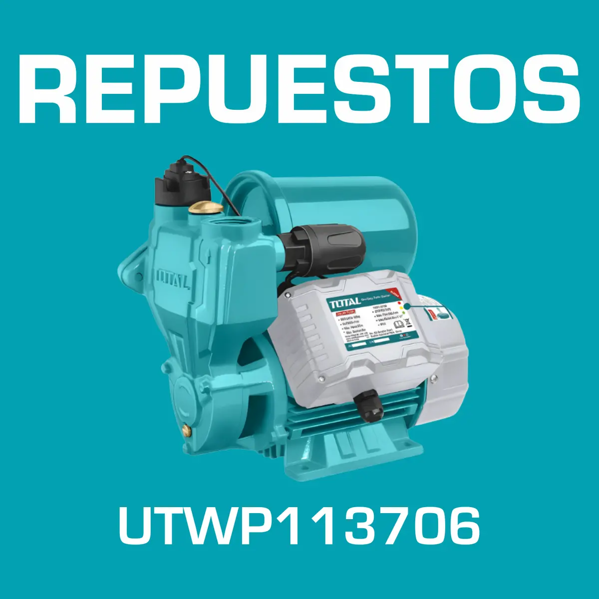 Repuestos De Bomba De Agua Periférica Autocebante Código Utwp113706 1