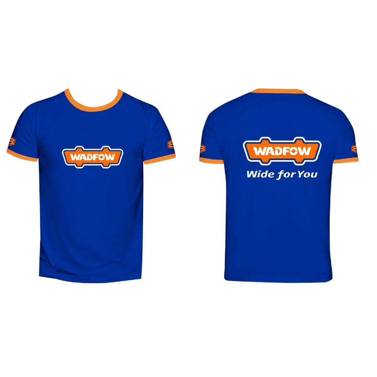 T-Shirt Wadfow Manga Corta 100% Poliéster Cuello Redondo. Franela 1