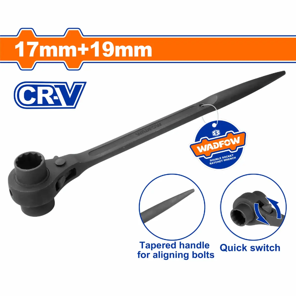 Llaves De Andamio Doble Cr-V 12 Puntas. Acero Forjado. Tratamiento Térmico. 2