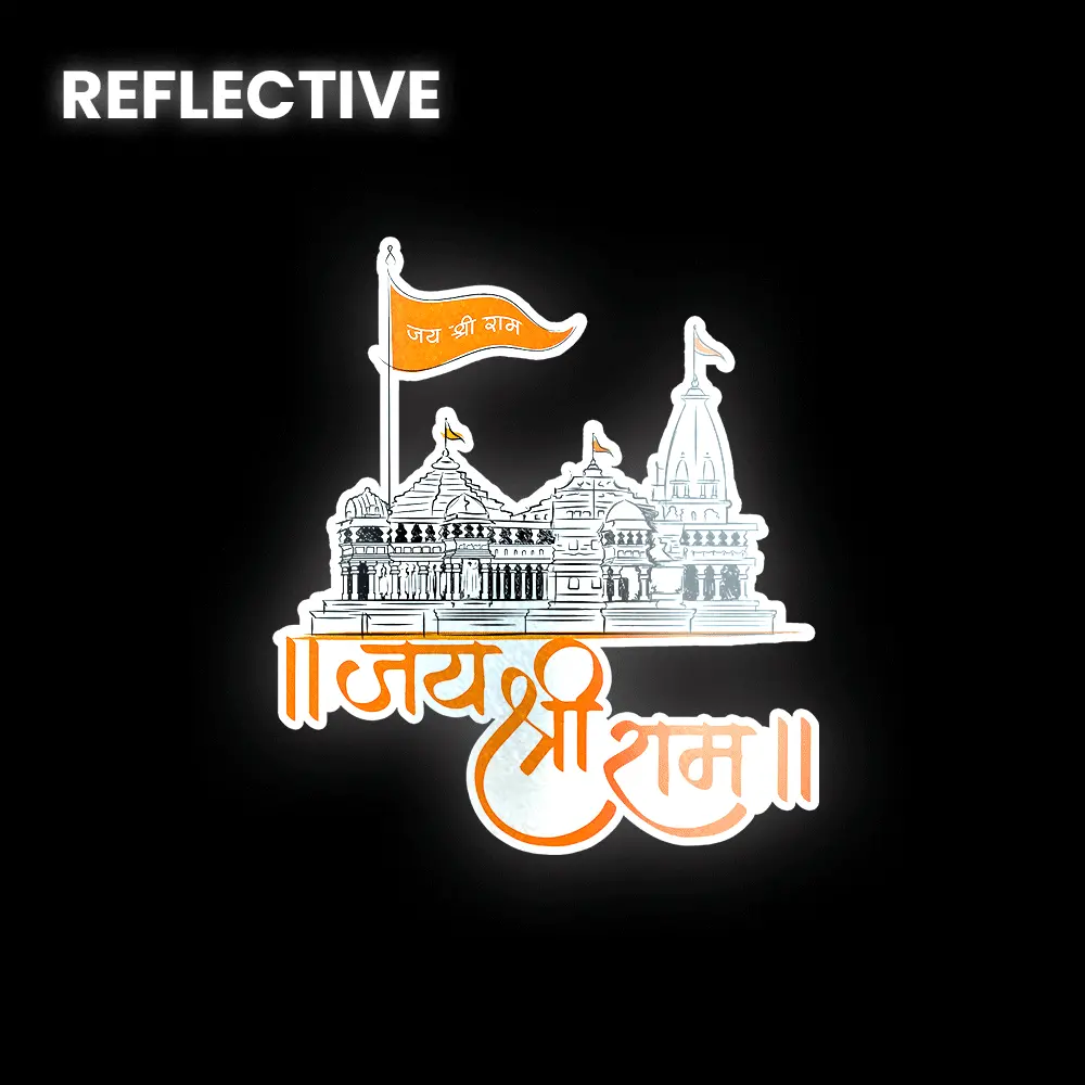 Jay Shree Ram Bumper Sticker 1