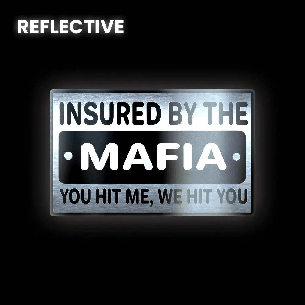 You Hit Me We Hit You Bumper Sticker 1