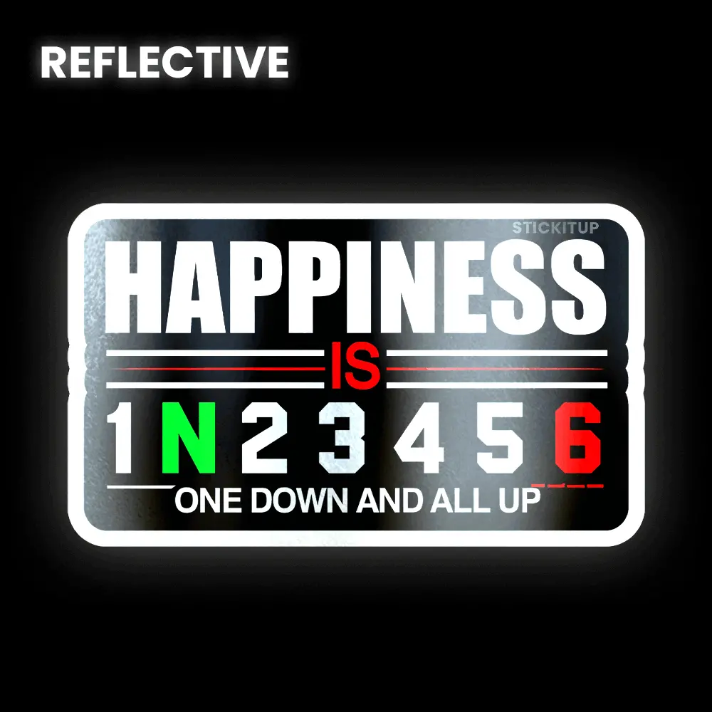 Happiness Bumper Sticker 1
