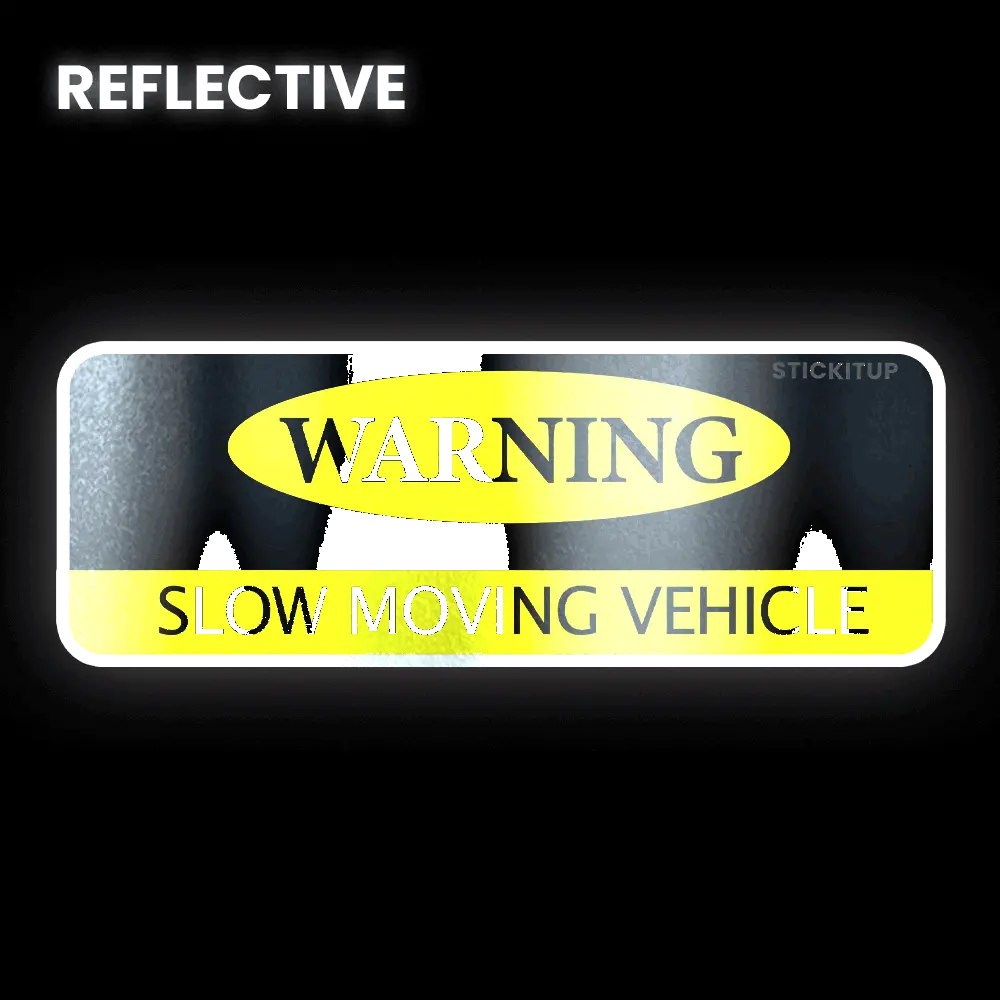 Slow Moving Bumper Sticker 1