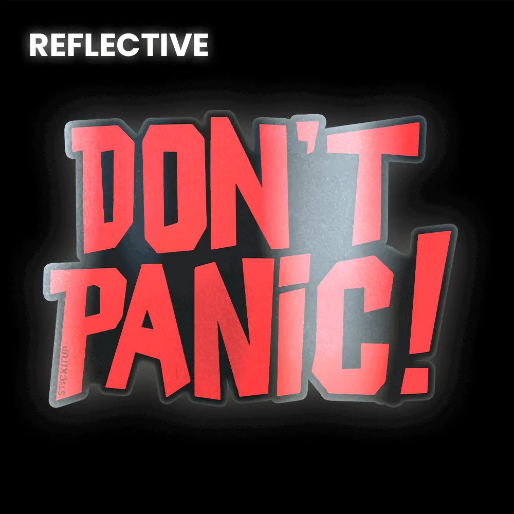 Don't Panic Bumper Sticker 1