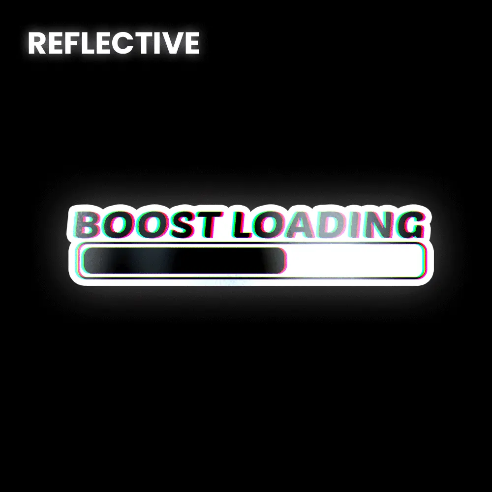 Boost Loading Bumper Sticker 1