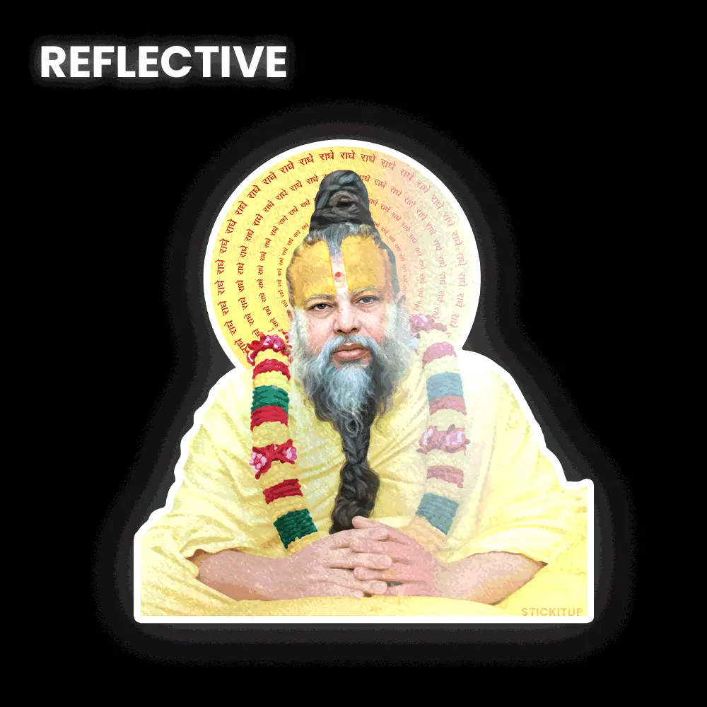 Premanand Maharaj Bumper Sticker 1