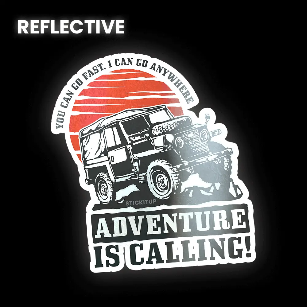 Adventure Is Calling Bumper Sticker 1