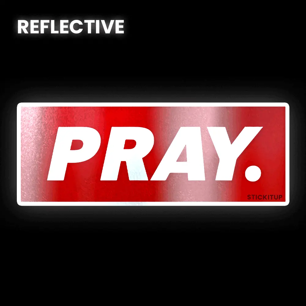 Pray Bumper Sticker 1