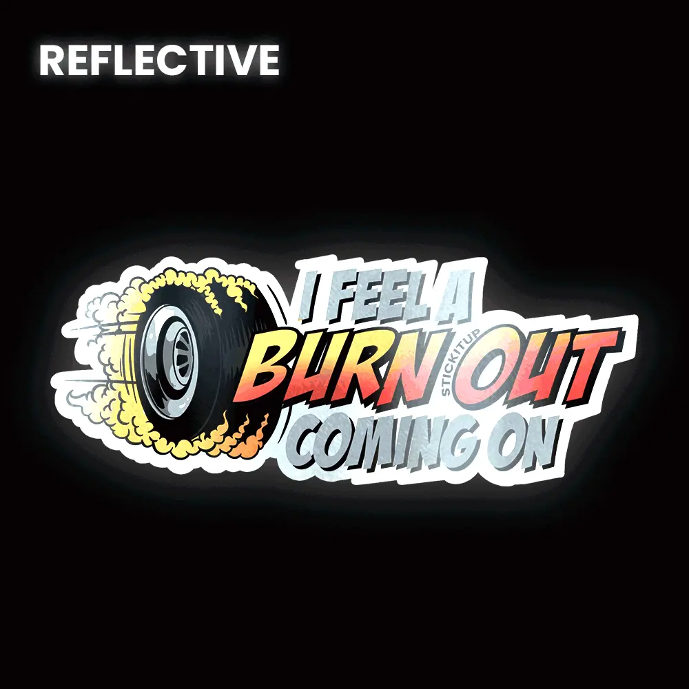 I Feel A Burn Bumper Sticker 1