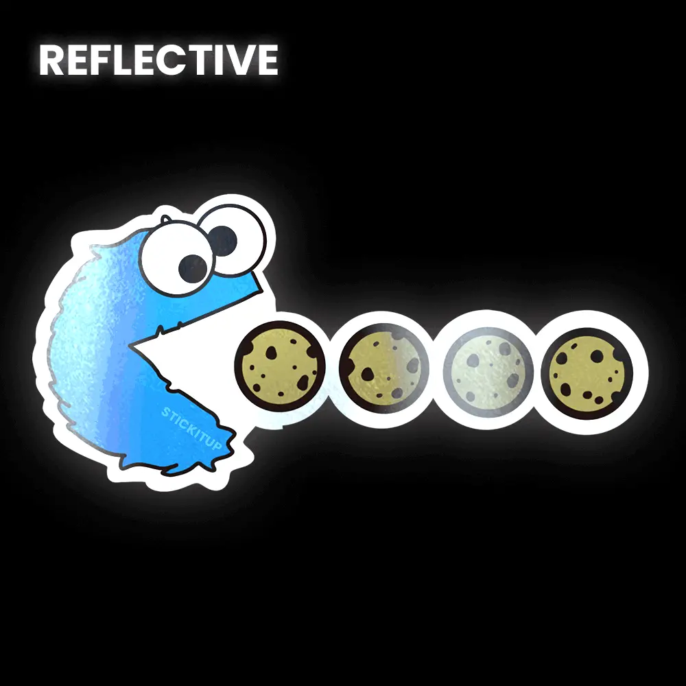 Cookie Monster Bumper Sticker 1