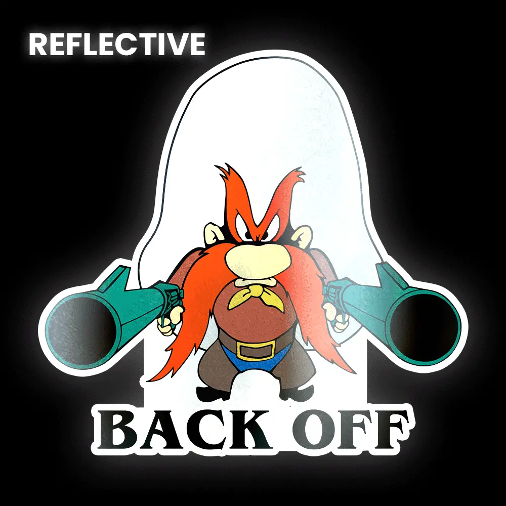 Back Off Bumper Sticker 1