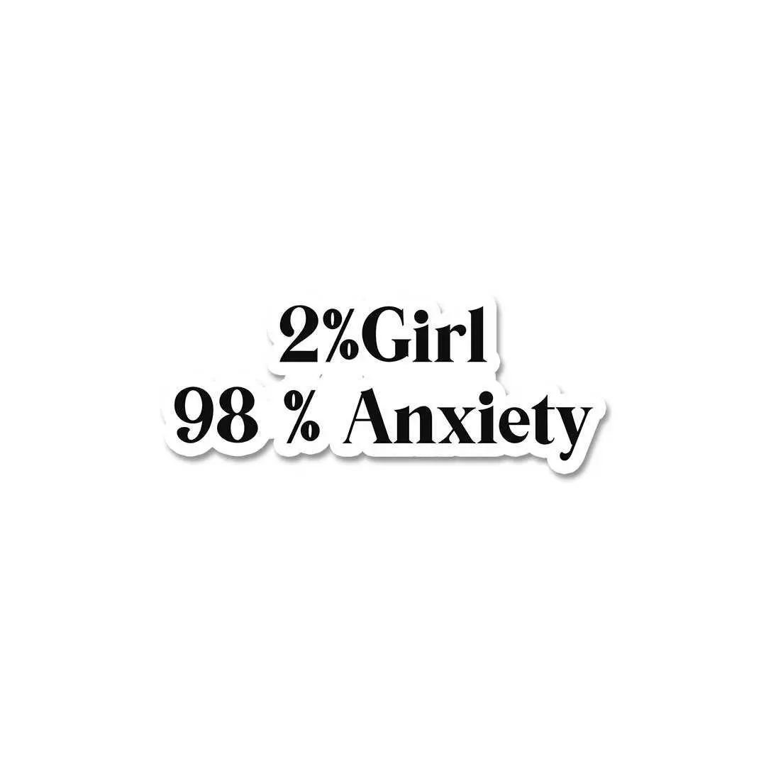 2 % Girl Sticker 2