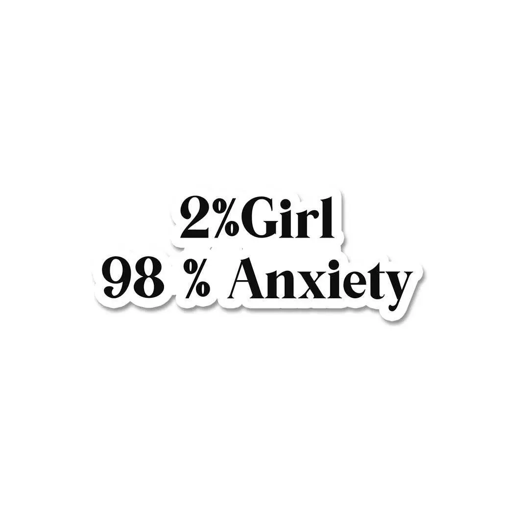 2 % Girl Sticker 1