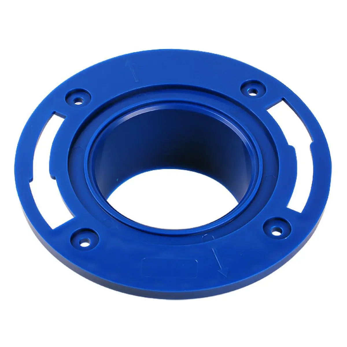 Brida Plástica Flanche De Montaje Para Desague Inodoros 4 Tornillos Universal 90Mm. 1