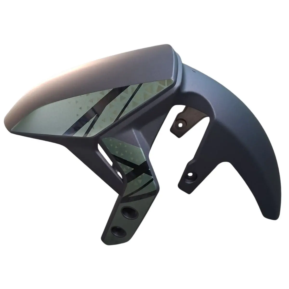 Guardabarros Delantero Verde Con Calcomanias (Minnix150) Front Wheel Fender Matt Green Gc With Sticker 1