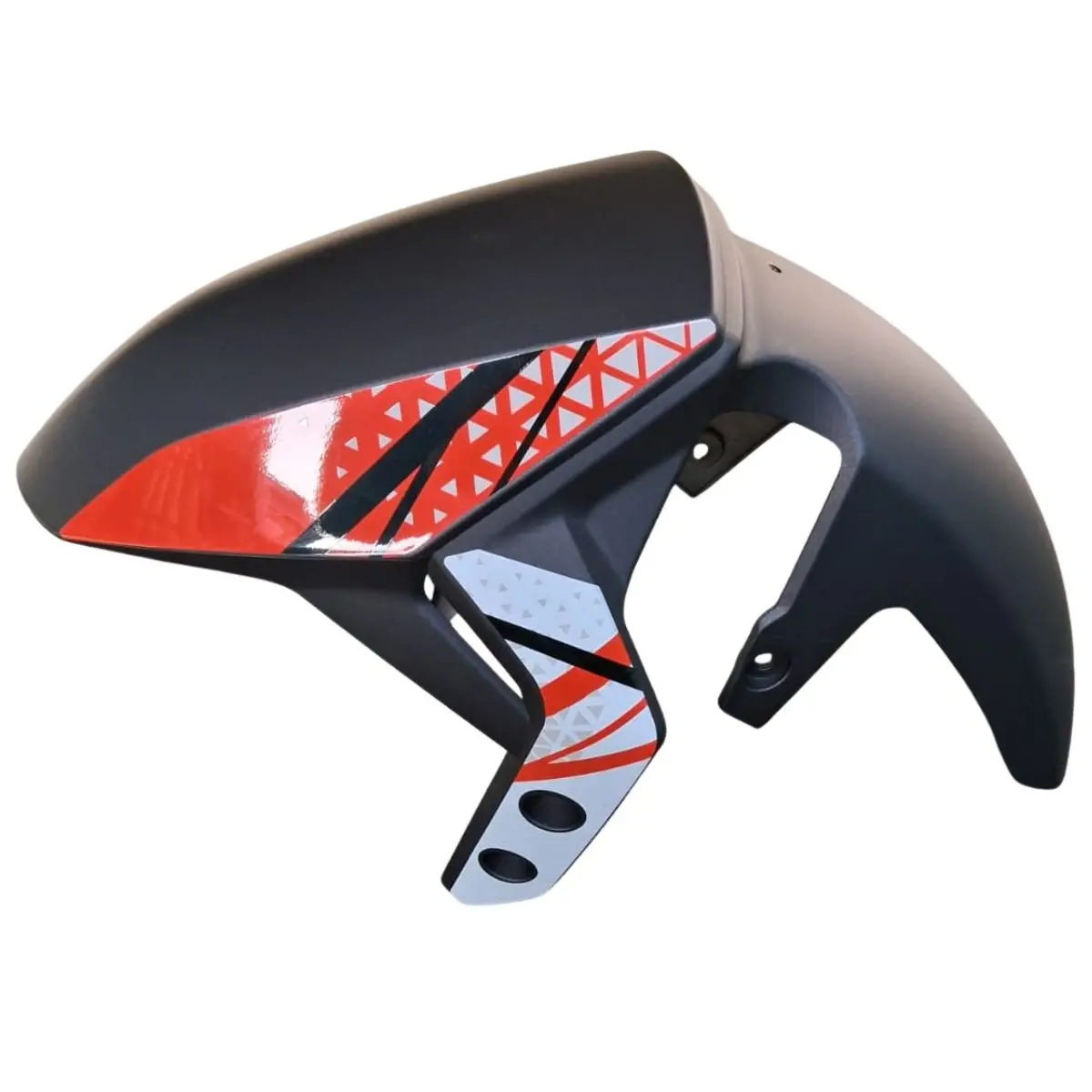 Guardabarros Delantero Blanco Con Calcomanias (Minnix150) Front Wheel Fender White Gw With Sticker 1