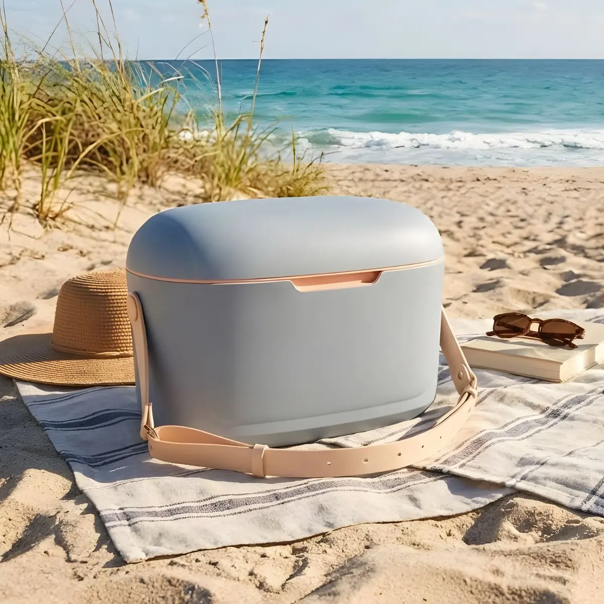Cooler Portátil Ligero 20Qt (19L) Con Aislamiento Térmico, Correa Ajustable Y Retención De Frío +24H 44.8Cm×29.3Cm×28.2Cm Hielera 1