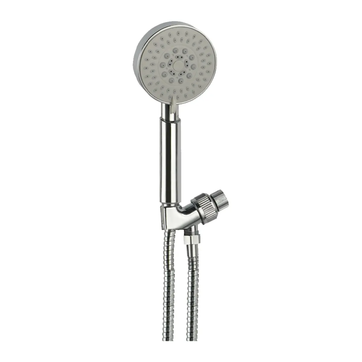 Ducha De Mano Tipo Teléfono De 4” Con 5 Funciones. Soporte Ajustable Y Acabado Cromado Brillante. 2