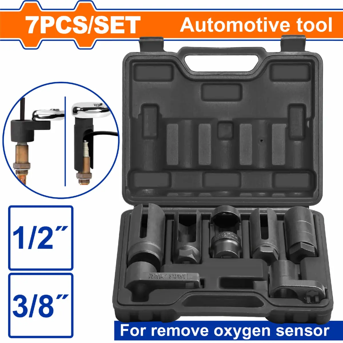 Dados Sensor Oxigeno O2 Presion Aceite Y Switches Térmicos  Acero Cr-Mo Fosfatado. Set 7 Pzas. 1