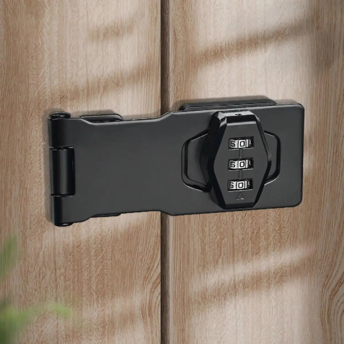 Cerradura Aldaba De Combinación De 4 Pulgadas. Cerrojo Con Código Numérico Para Puertas Y Armarios. 1