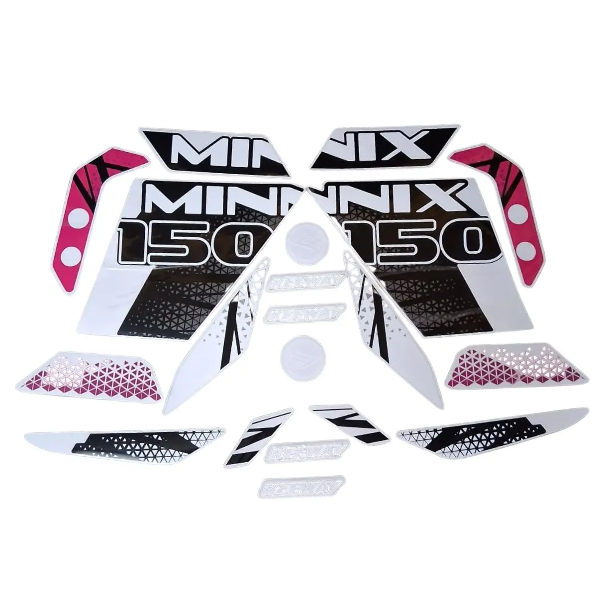 Calcomanias Minnix 150 Keeway, Modelo Rosa (Minnix150) 1