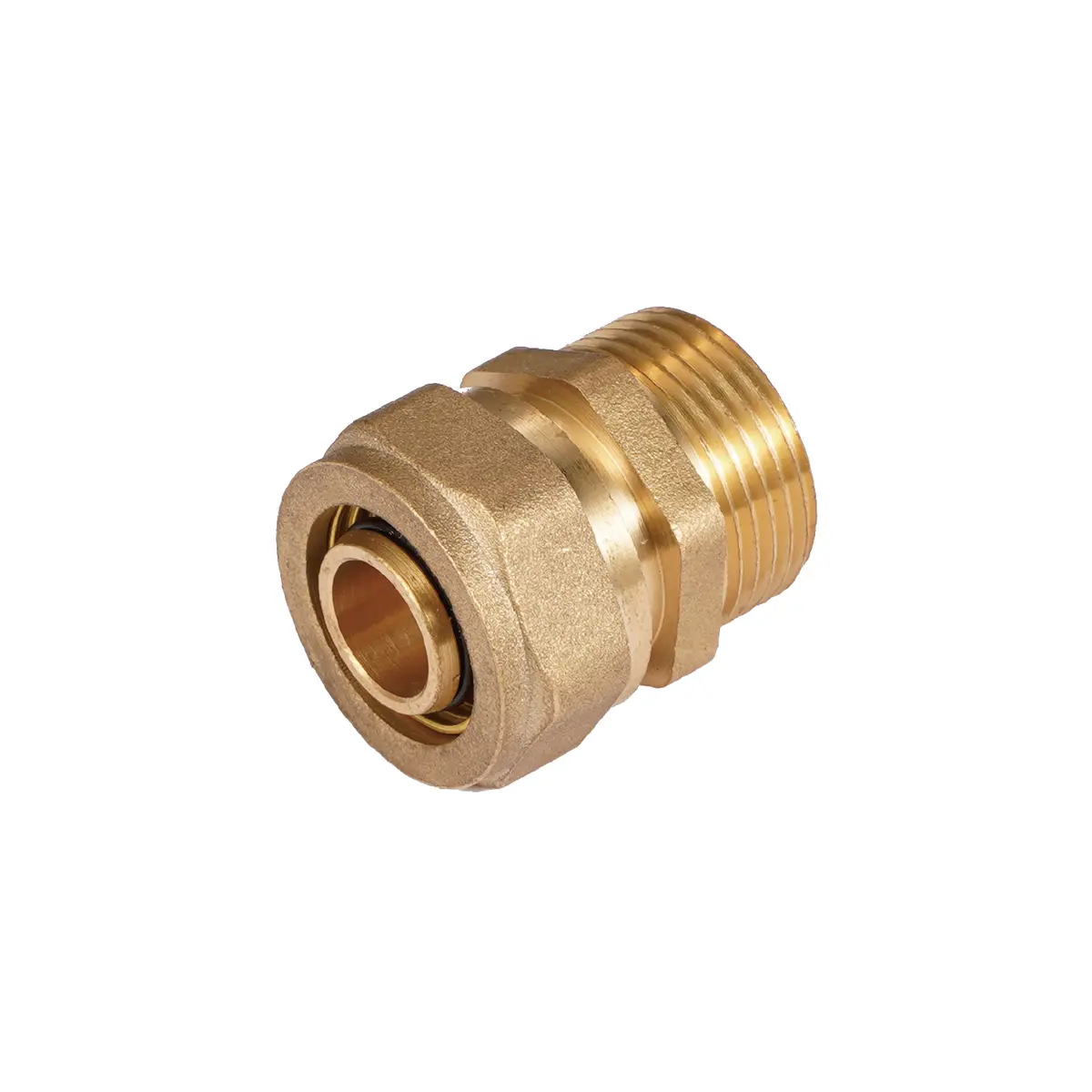 Conector De Compresión Roscado Macho 3/4" (20 Mm X M3/4") En Latón. Unión Para Agua Y Gas. 2