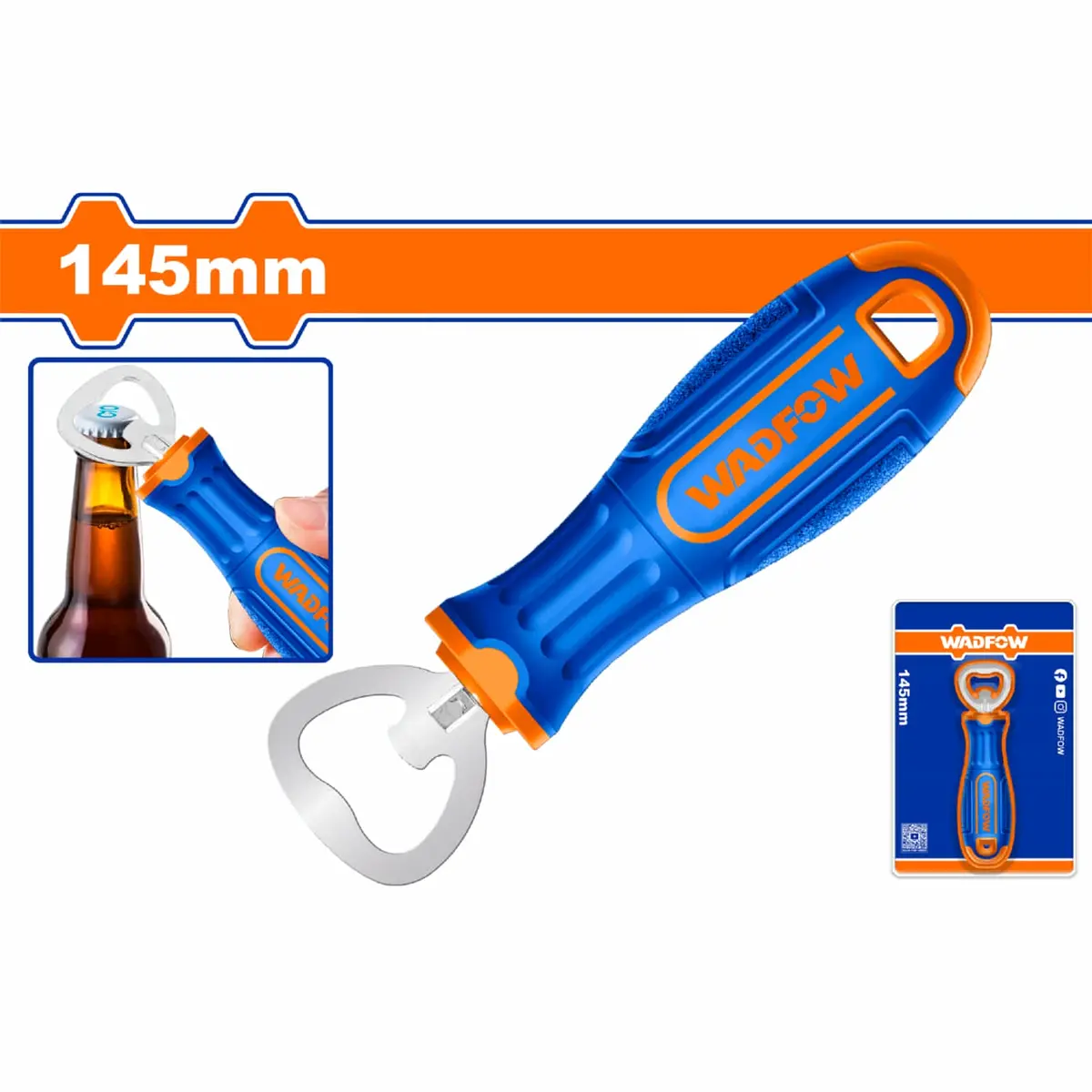 Abridor De Botellas Metálico 145Mm Mango Ergonómico. Ideal Para Tapas Variadas. Destapador De Tarros. Abridor De Frascos. 1