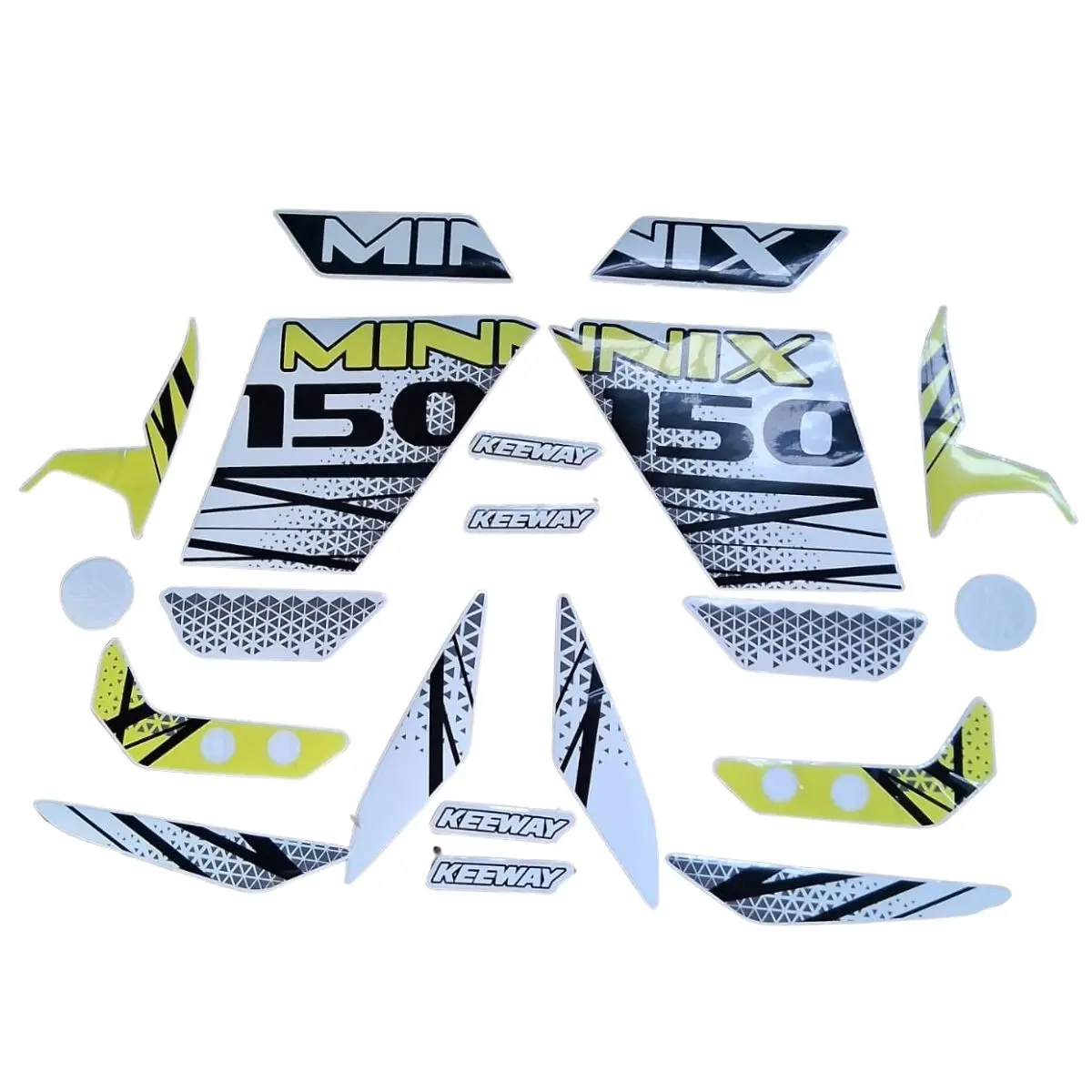 Calcomanias Minnix 150 Keeway, Modelo Negro (Minnix150) 1