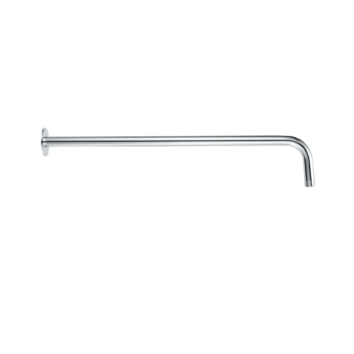 Brazo De Ducha 60 Cm Cromado. Tubo De Acero Inoxidable Con Chapetón Para Regadera. 2