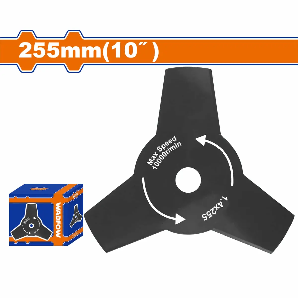 Cuchilla De Corte Para Desmalezadora Recortadora 10" 3 Dientes 1