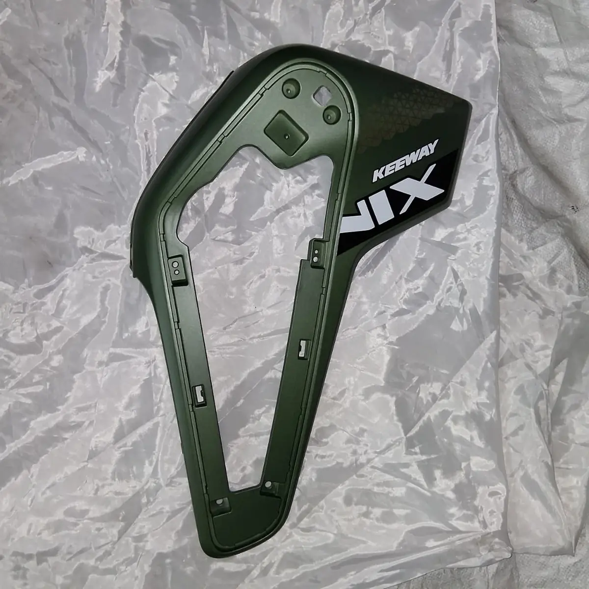 Panel Derecho Del Tanque De Combustible Verde Con Calcomania (Minnix150) Fuel Tank Right Panel Matt Green Gc With Sticker 1