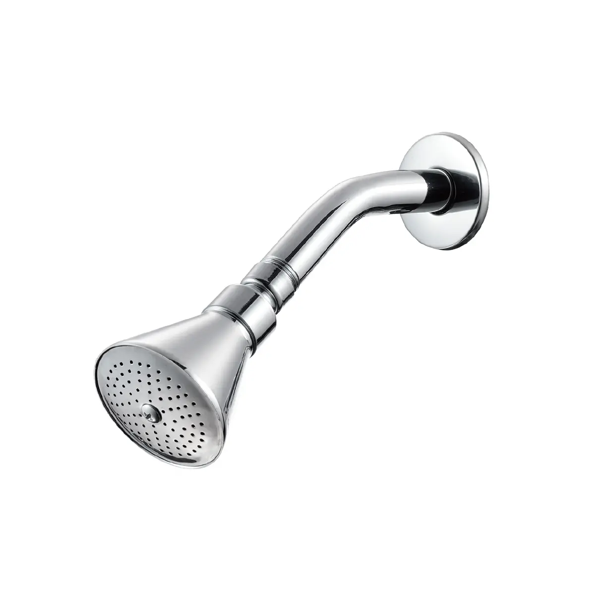 Regadera Para Ducha Cónica 2½" Cromada Brillante. Cabezal De Alta Durabilidad Con Reductor Desmontable. 2