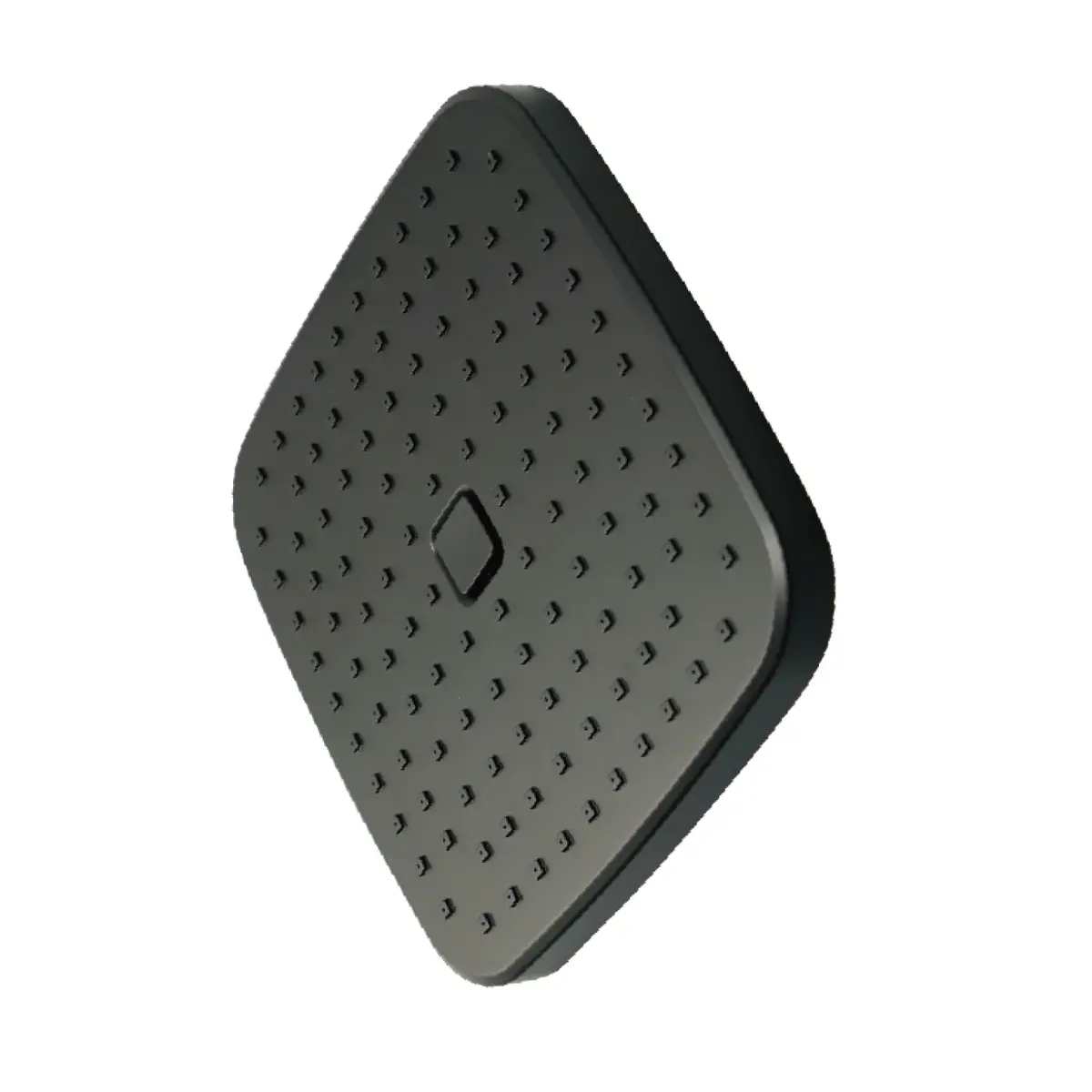 Regadera Para Ducha Cuadrada 9" Negra. Cabezal De Plástico Abs Con Mecanismo Antical. 2