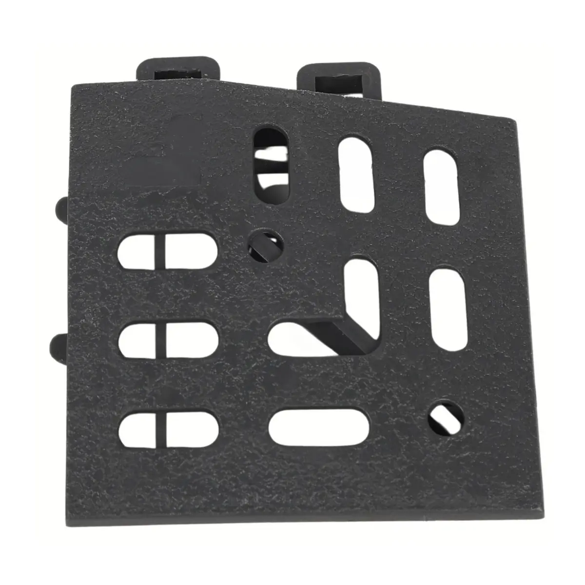 Accesorio De Alfombra De Plástico Antideslizante 7.5X7.5Cm Para Exteriores, Uso Comercial Y Residencial - Pp Negro 1