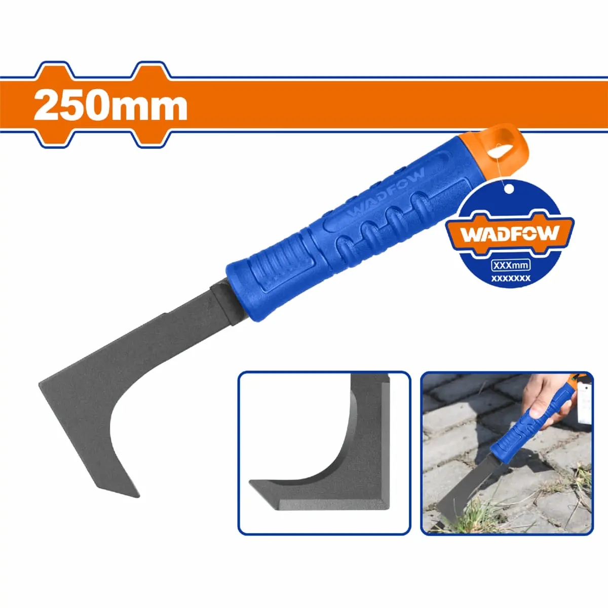 Cuchillo Con Mango Para Cortar Malezas 250Mm. Ideal Para Eliminar La Hierba De Los Mosaicos. 1