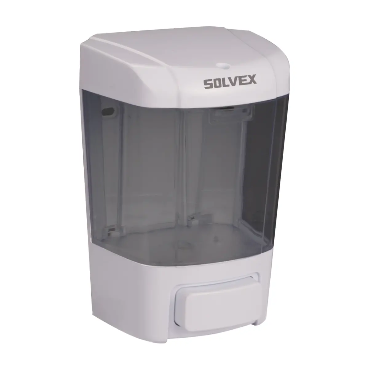 Dispensador De Jabón Líquido De Pared 800Ml. Color Blanco Con Cuerpo Translúcido. 2